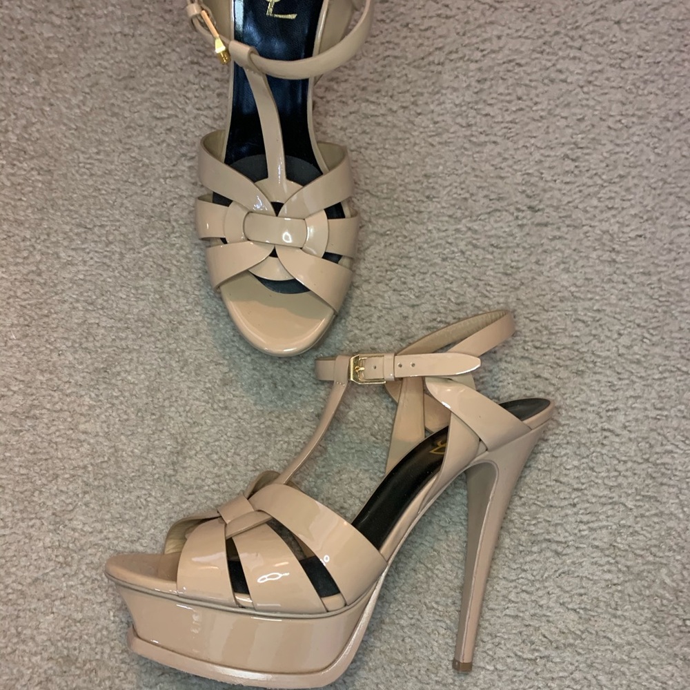 Ysl tribute nude size 39 size 9 women’s heels